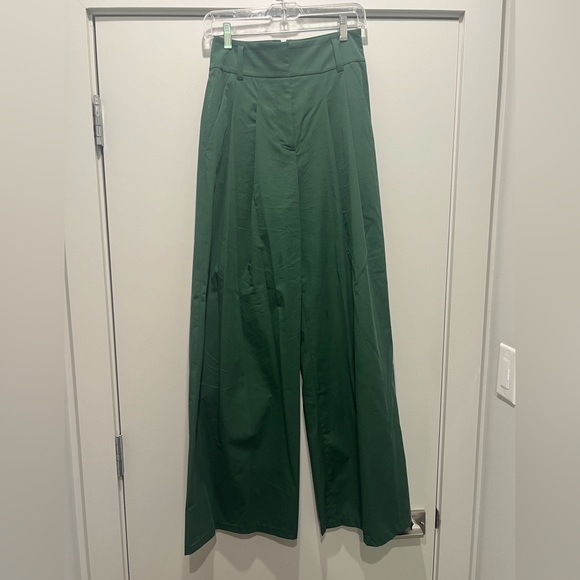 Veronica Beard High Rise Maliyah Pants in Green Size 4 - Picture 15 of 16
